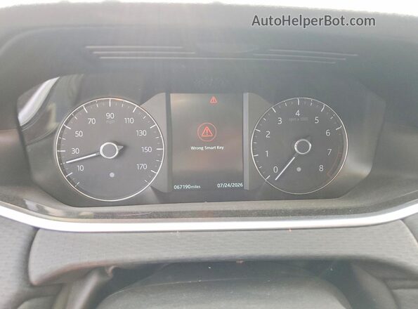 SALZJ2FX2LH020088 2020 LAND ROVER RANGE White Widok zestawu wskaźników