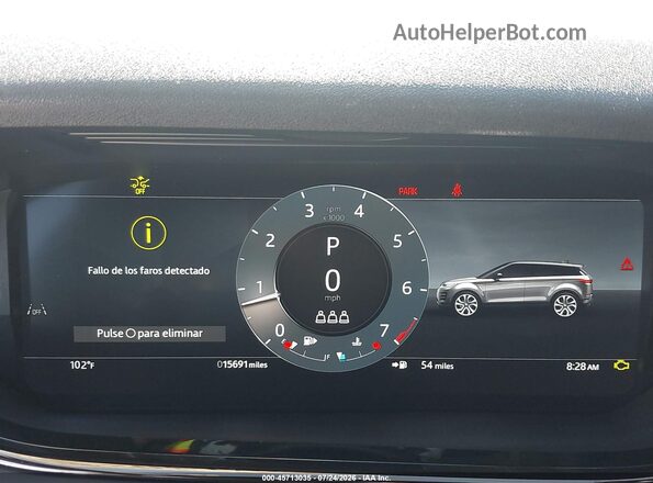 SALZJ2FX4RH240759 2024 LAND ROVER RANGE ROVER EVOQUE Белый Вид задних сидений