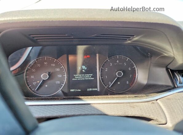 SALZJ2FX5LH048273 2020 LAND ROVER RANGE Gray Вид щитка приладів