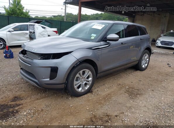 SALZJ2FX6MH131020 2021 LAND ROVER RANGE ROVER EVOQUE Gray Vista tres cuartos delantera izquierda