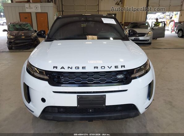 SALZJ2FX8MH122853 2021 LAND ROVER RANGE ROVER EVOQUE White Instrument cluster view