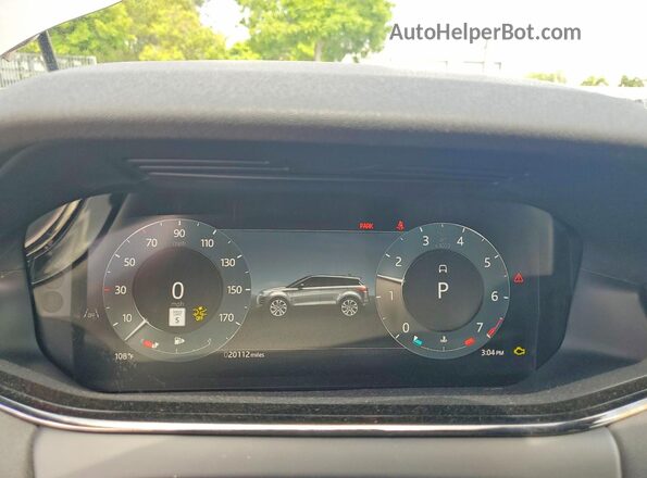 SALZJ2FX9SH266943 2025 LAND ROVER RANGE Tan Vista del cuadro de instrumentos