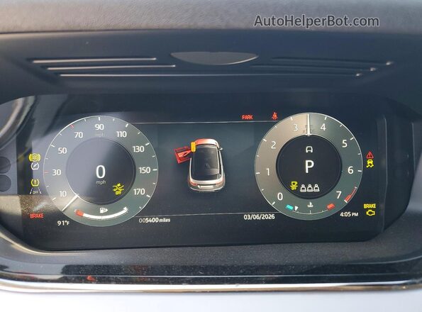 SALZL2FX2RH242519 2024 LAND ROVER RANGE Gray Սարքավորումների վահանակի տեսք