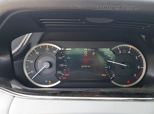 SALZL2FX3PH183512 2023 LAND ROVER RANGE Black Widok zestawu wskaźników