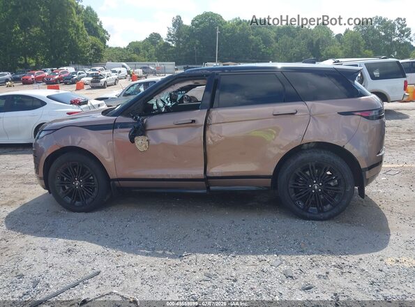 SALZL2FX5RH239369 2024 LAND ROVER RANGE ROVER EVOQUE Champagne 360 interior view