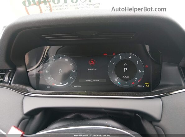 SALZL2FX8RH243318 2024 LAND ROVER RANGE ROVER EVOQUE Белый Вид задних сидений