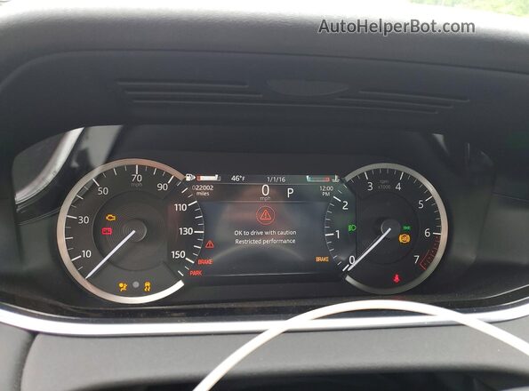 SALZP2FX0PH206975 2023 LAND ROVER RANGE Silver Vista del cuadro de instrumentos