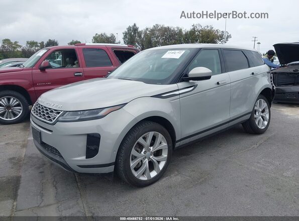 SALZP2FX7LH099854 2020 LAND ROVER RANGE ROVER EVOQUE Silver Передня ліва чверть