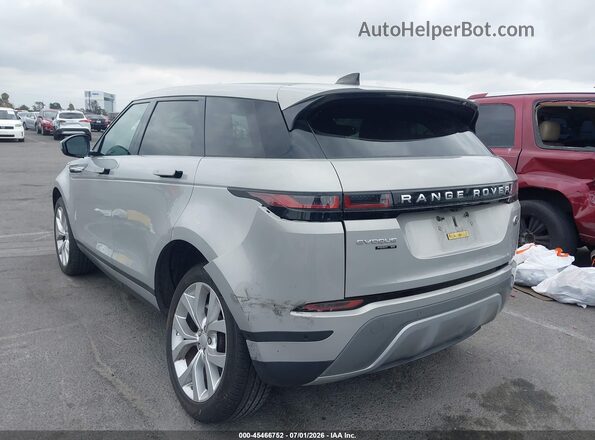 SALZP2FX7LH099854 2020 LAND ROVER RANGE ROVER EVOQUE Silver Задня ліва чверть
