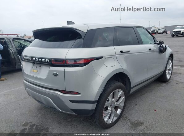 SALZP2FX7LH099854 2020 LAND ROVER RANGE ROVER EVOQUE Silver Задня права чверть