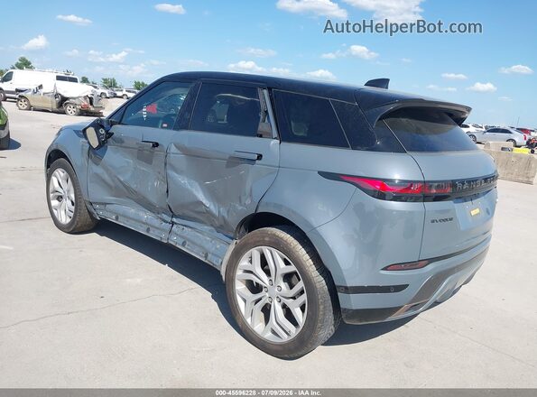 SALZT2FX7MH125981 2021 LAND ROVER RANGE ROVER EVOQUE Gray Հետևի ձախ