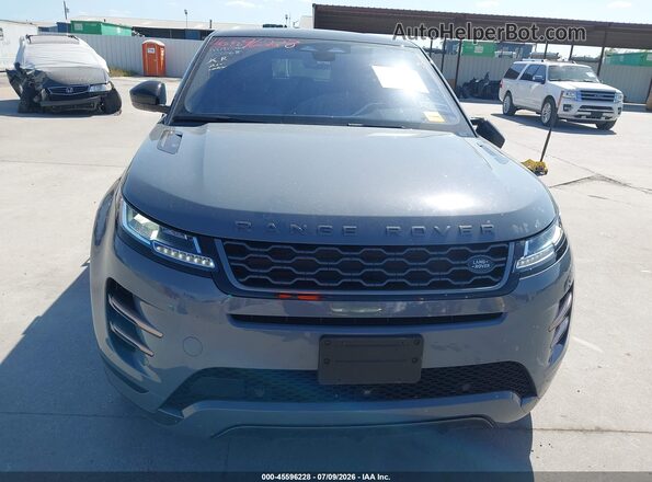 SALZT2FX7MH125981 2021 LAND ROVER RANGE ROVER EVOQUE Gray Սալոնի հետևի տեսք
