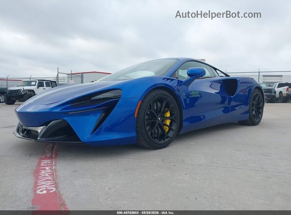 SBM16AEA2RW002389 2024 MCLAREN ARTURA Blue წინა მარცხენა ხედი სამი მეოთხედიდან