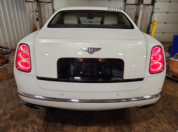 SCBBF7ZH3GC002569 2016 BENTLEY MULSANNE White Вид ззаду