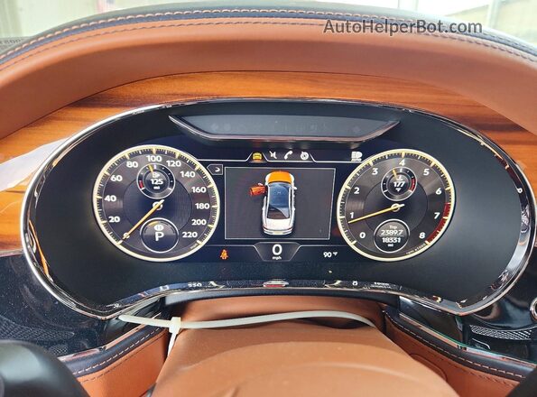 SCBBG6ZGXMC090563 2021 BENTLEY OTHER Черный Вид щитка приборов