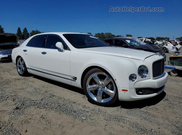 SCBBG7ZH3GC002262 2016 BENTLEY MULSANNE Белый Передняя правая четверть