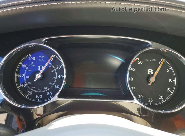 SCBBG7ZH3GC002262 2016 BENTLEY MULSANNE Белый Вид щитка приборов