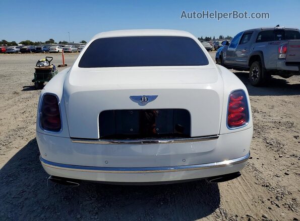 SCBBG7ZH3GC002262 2016 BENTLEY MULSANNE Белый Вид сзади