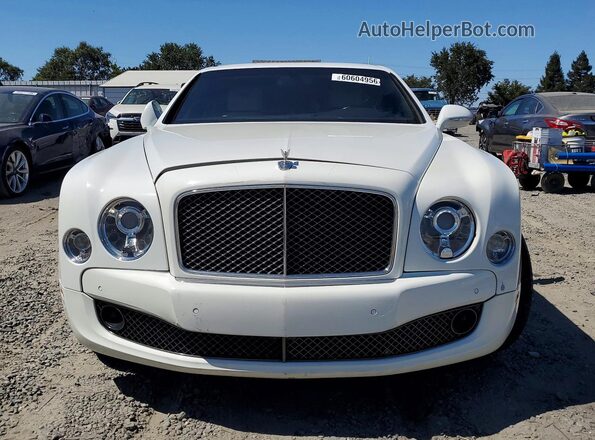 SCBBG7ZH3GC002262 2016 BENTLEY MULSANNE Белый Вид спереди