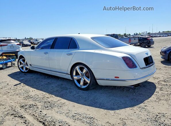 SCBBG7ZH3GC002262 2016 BENTLEY MULSANNE Белый Задняя левая четверть