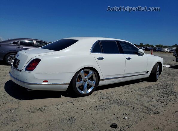 SCBBG7ZH3GC002262 2016 BENTLEY MULSANNE Белый Задняя правая четверть
