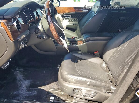 SCBBT7ZH9KC004361 2019 BENTLEY MULSANNE Черный Вид салона спереди