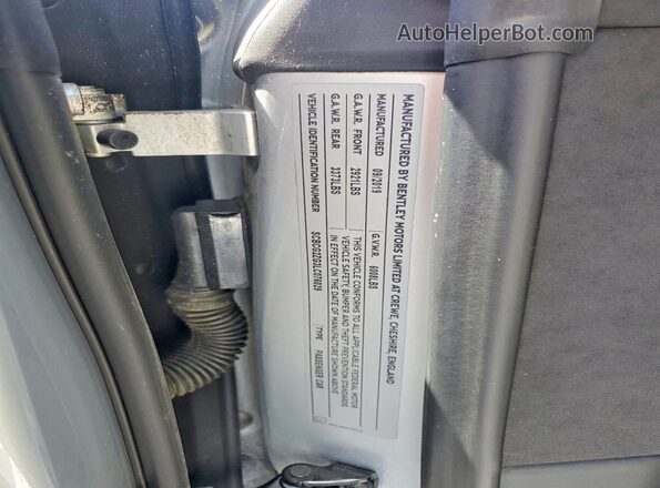 SCBCG2ZG3LC076029 2020 BENTLEY CONTINENTAL Серебряный Вид подкапотного пространства