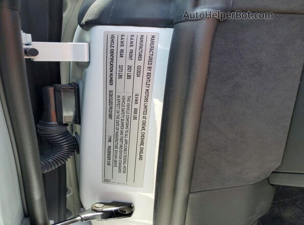 SCBCG2ZG7RC015887 2024 BENTLEY CONTINENTAL Белый Вид подкапотного пространства