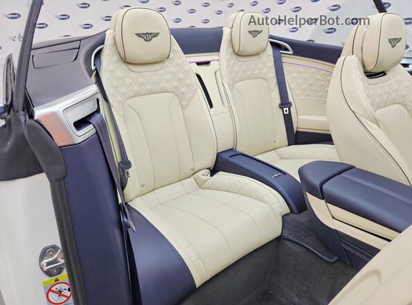 SCBDG4ZG9NC004464 2022 BENTLEY CONTINENTAL White Rear seats view