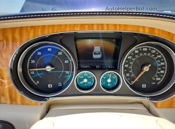 SCBET9ZA0G8053146 2016 BENTLEY OTHER Blue Vista del cuadro de instrumentos