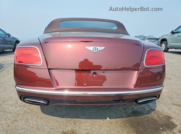 SCBGU3ZA0GC055236 2016 BENTLEY CONTINENTAL Темно-бордовый Вид сзади