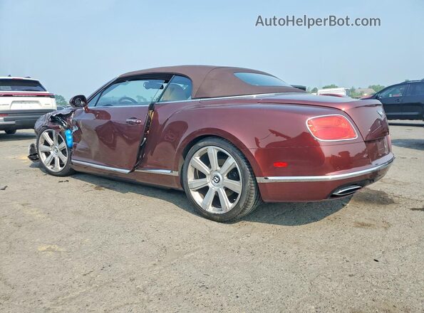 SCBGU3ZA0GC055236 2016 BENTLEY CONTINENTAL Темно-бордовый Задняя левая четверть