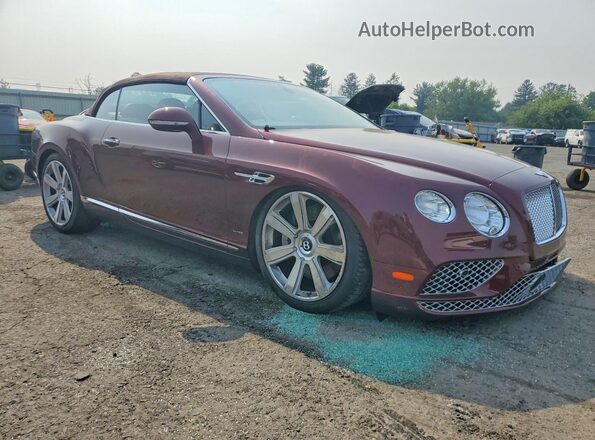 SCBGU3ZA0GC055236 2016 BENTLEY CONTINENTAL Темно-бордовый Передняя правая четверть