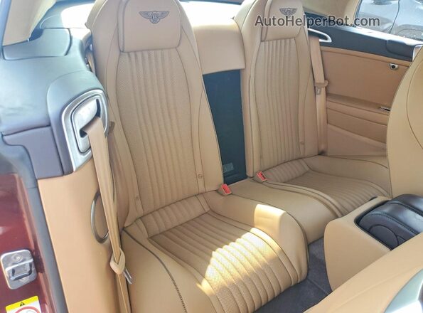 SCBGU3ZA0GC055236 2016 BENTLEY CONTINENTAL Темно-бордовый Вид задних сидений