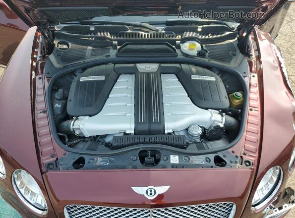 SCBGU3ZA0GC055236 2016 BENTLEY CONTINENTAL Темно-бордовый Вид задней части салона
