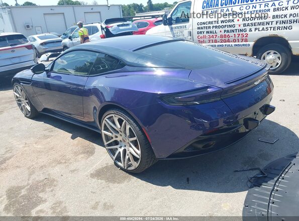 SCFRMFAW6LGL08501 2020 ASTON MARTIN DB11 Purple Trasero izquierdo