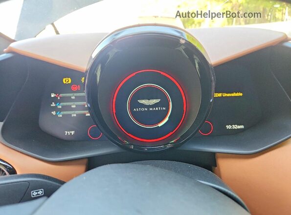 SCFSMGAW1LGN03087 2020 ASTON MARTIN VANTAGE Черный Вид щитка приборов