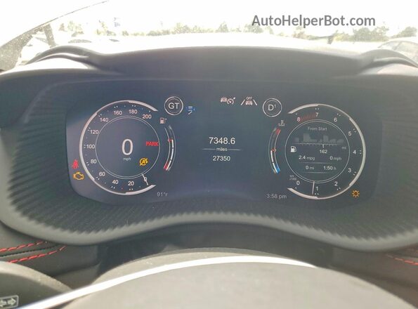 SCFVUJAW5MTV03824 2021 ASTON MARTIN DBX Серый Вид щитка приборов
