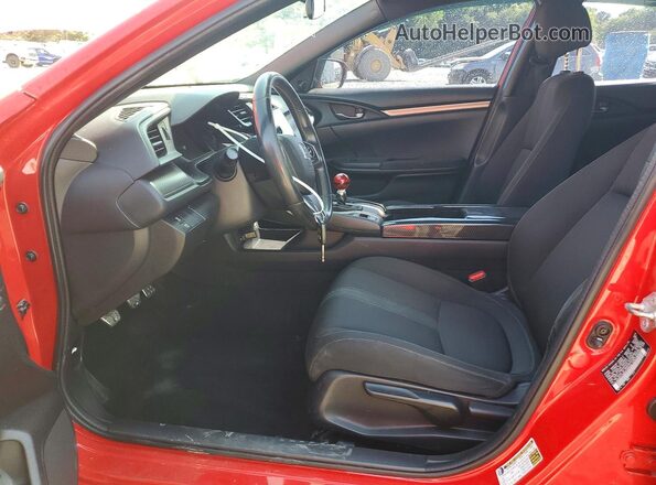SHHFK7G40HU205142 2017 HONDA CIVIC Red Widok wnętrza z przodu