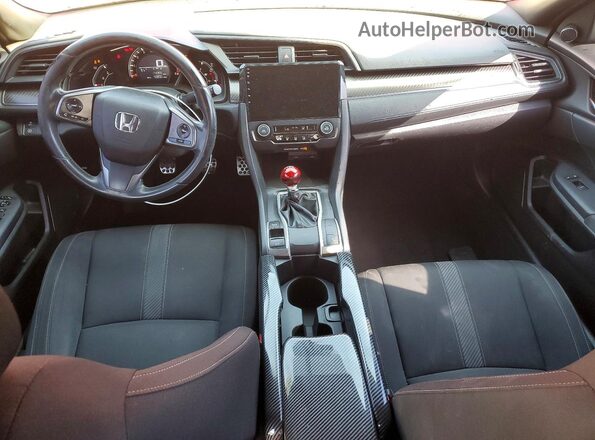SHHFK7G40HU205142 2017 HONDA CIVIC Red Widok deski rozdzielczej