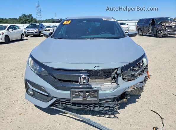 SHHFK7G40LU207109 2020 HONDA CIVIC Turquoise Widok z przodu