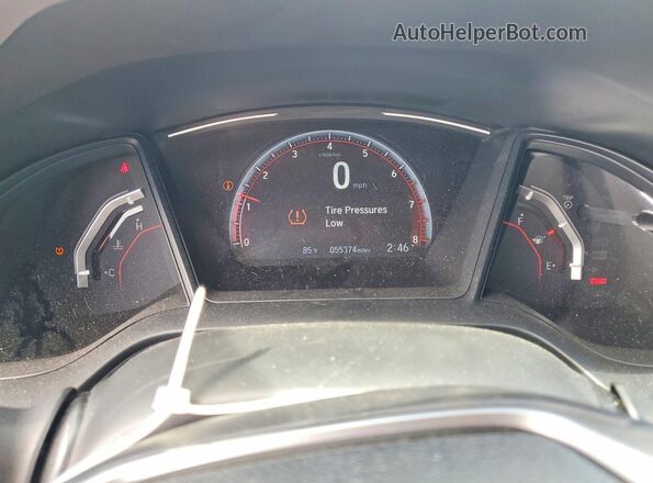 SHHFK7G40MU200629 2021 HONDA CIVIC Gray Instrument cluster view