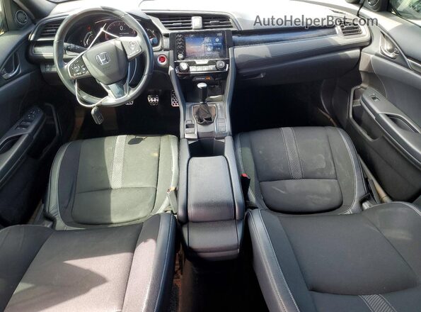 SHHFK7G40MU200629 2021 HONDA CIVIC Gray Dashboard view