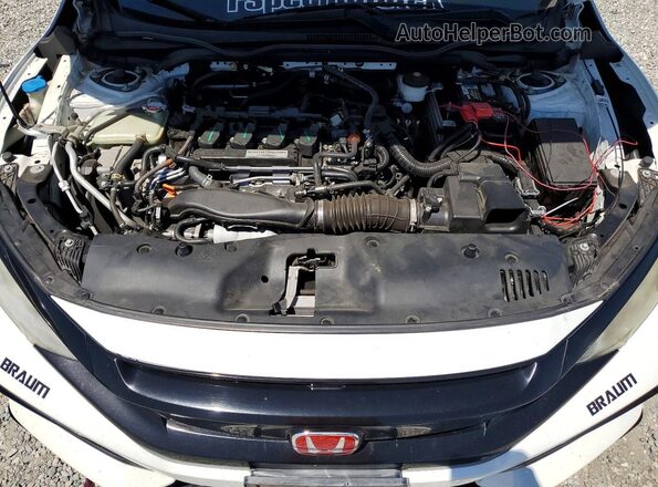 SHHFK7G41JU201915 2018 HONDA CIVIC White Սալոնի հետևի տեսք