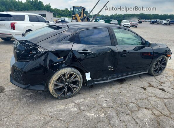 SHHFK7G41KU203441 2019 HONDA CIVIC Black Trasero derecho