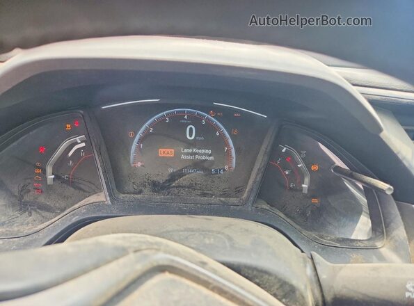 SHHFK7G41KU203441 2019 HONDA CIVIC Black Vista del cuadro de instrumentos