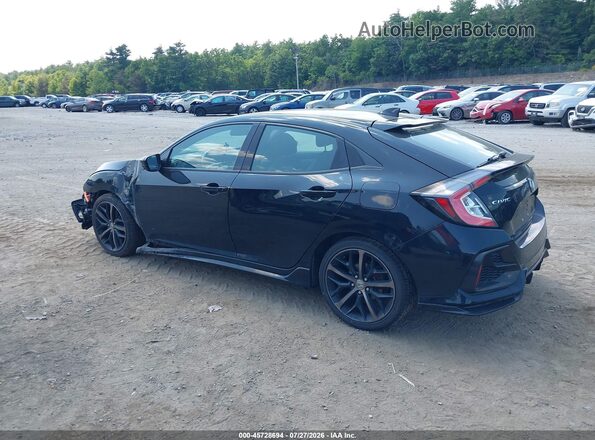 SHHFK7G41MU203362 2021 HONDA CIVIC Black Задня ліва чверть