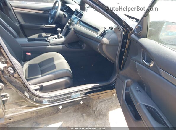 SHHFK7G41MU203362 2021 HONDA CIVIC Black Вид салону спереду