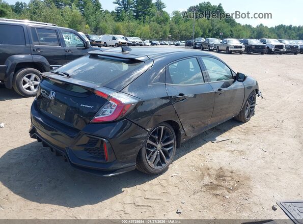 SHHFK7G41MU203362 2021 HONDA CIVIC Black Задня права чверть