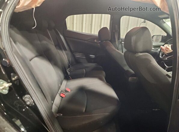 SHHFK7G44JU205781 2018 HONDA CIVIC Black უკანა სავარძლების ხედი